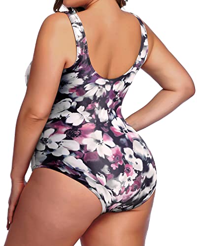 Women's One Piece Swimsuit Athletic Plus Size Bathing Suit