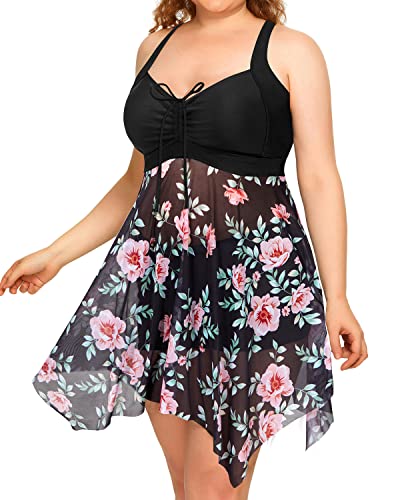Flattering One Piece Bathing Suits Women's Halter Ruched Swimsuits with Tummy Control