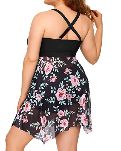 Flattering One Piece Bathing Suits Women's Halter Ruched Swimsuits with Tummy Control