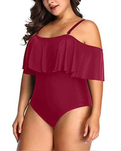 Hips Woman Best Swimsuit For Big Thighs Modish Flounce Tummy