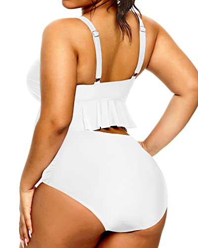 Yutdeng Bikiniset voor dames, grote maten, buikcontrole, badmode, Criss Cross Twist Push Up Bikini, top met hoge taille, zwemkleding met verstelbare schouderbanden, zwemkostuum, marineblauw, XL Yutdeng Bikiniset voor dames, grote maten, buikcontrole, badmode, Criss Cross Twist Push Up Bikini, top met hoge taille, zwemkleding met verstelbare schouderbanden, zwemkostuum, marineblauw, XL