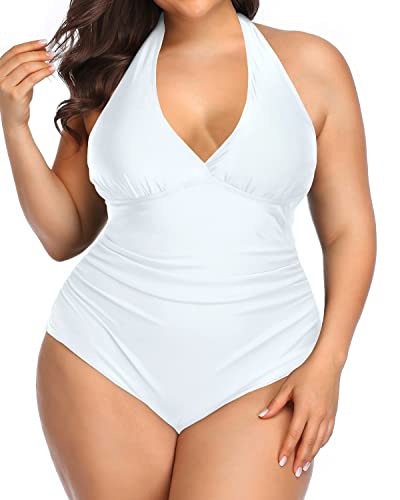 plus size white bathing suit top