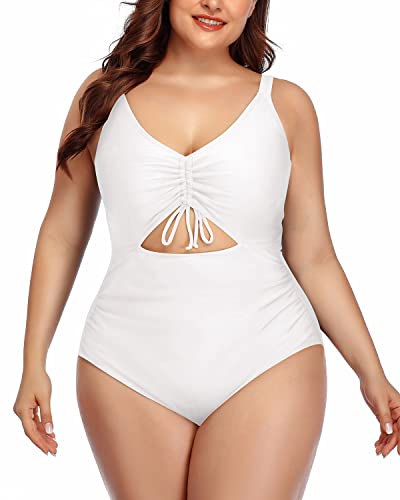 plus size white bathing suit top
