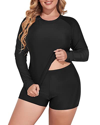 Women Plus Size Rash Guard Short Sleeve Rashguard Swim Shirt Built